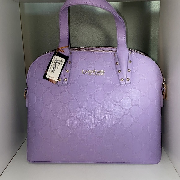 💟 BEBE Clarita Emboss Dome Purse💟 - Picture 2 of 5